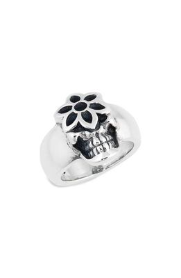 Good Art Hlywd Men's Small Steal Your Rosette Ring in Silver