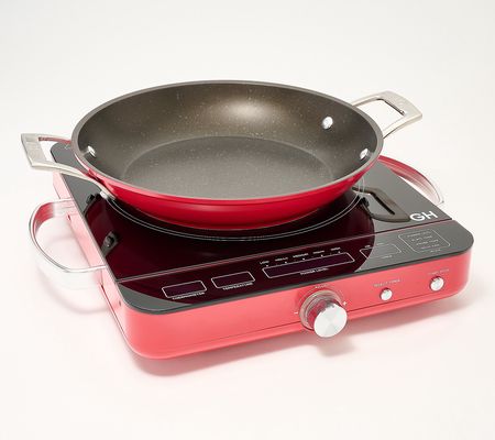 Good Housekeeping Smart Induction Cooktop with Probe & 10" Pan
