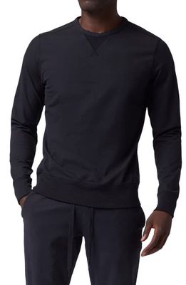 Good Man Brand Flex Pro Jersey Victory Crewneck Sweatshirt in Black