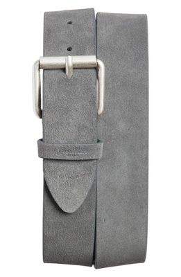 Good Man Brand Suede Belt in Charcoal