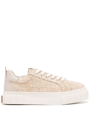 Good News woven-leather sneakers - Neutrals