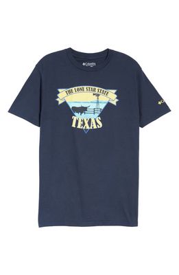 Goodfair Unisex Secondhand Lone Star Graphic Tee in Navy