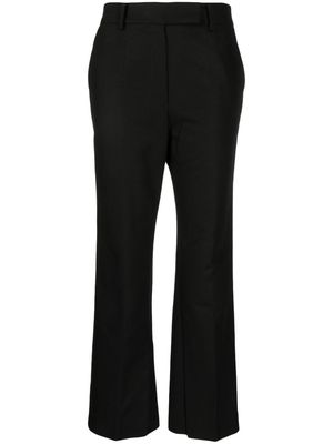 GOODIOUS straight-leg tailored trousers - Black