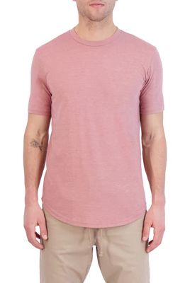 Goodlife Scallop Crew T-Shirt in Ash Rose