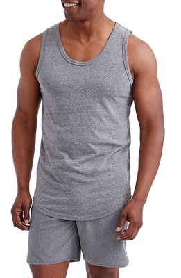 Goodlife Scallop Tank in Heather Grey