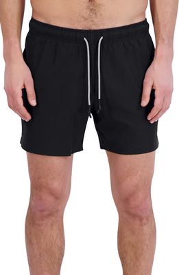 Goodlife StretchTex Volley Swim Shorts in Black