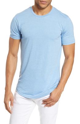 Goodlife Triblend Scallop Crew T-Shirt in Blue Bell