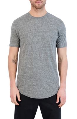 Goodlife Triblend Scallop Crew T-Shirt in Heather Grey