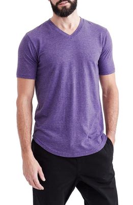 Goodlife Triblend Scallop V-Neck T-Shirt in Acai