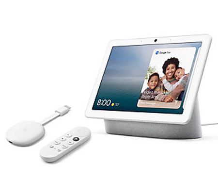 Google Nest Hub Max Smart Display & Chromecast HD w/ Google TV