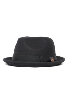 Goorin Bros. Charlestowne Wool Pork Pie Hat in Black