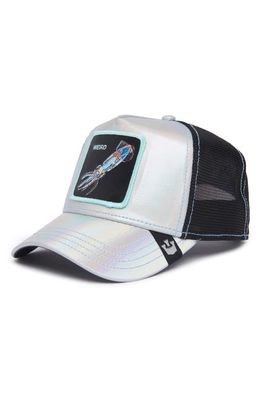 Goorin Bros. Go Way Out There Squid Patch Trucker Hat in Silver