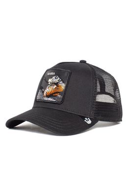 Goorin Bros. Mamba Snake Patch Trucker Hat in Black