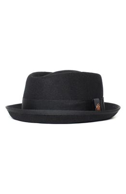Goorin Bros. Ryan Pointo Wool Pork Pie Hat in Black