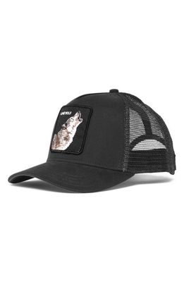 Goorin Bros. The Lone Wolf Trucker Hat in Black