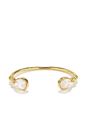 Goossens Cachemire rock crystal bracelet - Gold