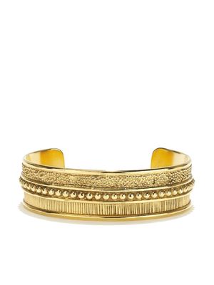 Goossens gold-plated cuff bracelet