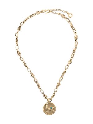 Goossens Talisman Pisces medal necklace - Gold