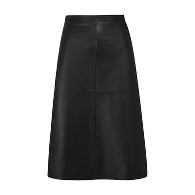 Gorizia leather skirt