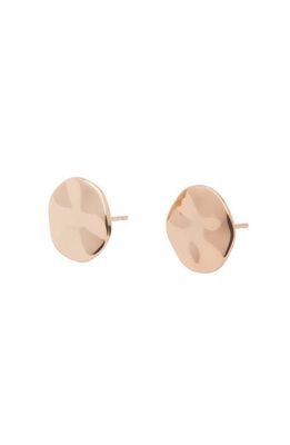 gorjana Chloe Small Stud Earrings in Rose Gold