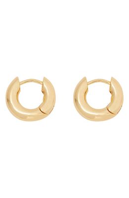 gorjana Lou Huggie Hoop Earrings in Gold