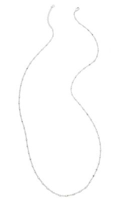 gorjana Multistrand Beaded Necklace in Silver