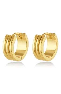 gorjana Reed Huggie Hoop Earrings in Gold