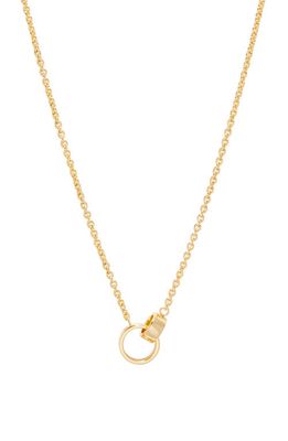 gorjana Rose Interlocking Pendant Necklace in Gold