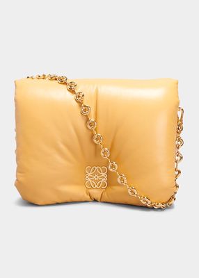 Goya Anagram Puffer Chain Shoulder Bag