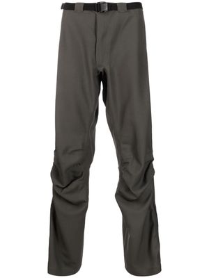 GR10K Arc gathered-detail trousers - Green