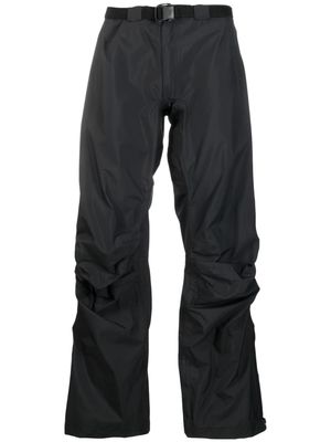 GR10K Arc gathered-detail trousers - Grey