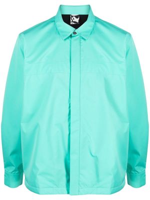 GR10K concealed-front shirt jacket - Green