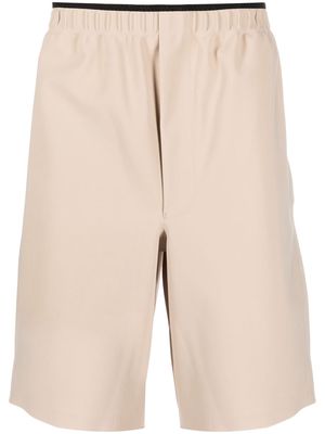 GR10K elasticated-waistband shorts - Neutrals