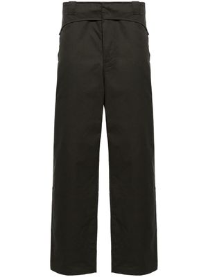 GR10K Folded Belt straight trousers - Brown