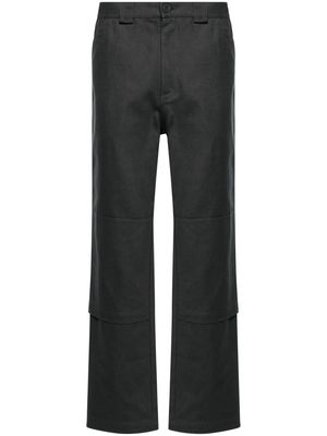 GR10K Replicated straight-leg trousers - Grey