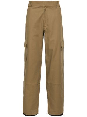 GR10K Shank Structured straight-leg trousers - Neutrals