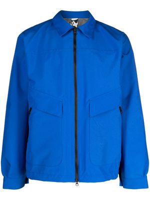 GR10K zip-up shirt jacket - Blue