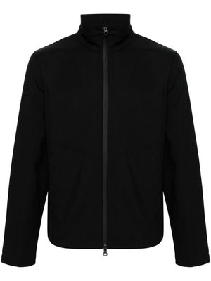 GR10K zip-up wool lightweight jacket - Black