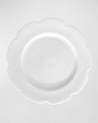 Grace Shaped White Charger Plate