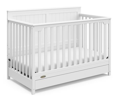 Graco Hadley 5-in-1 Convertible Crib with Drawe r