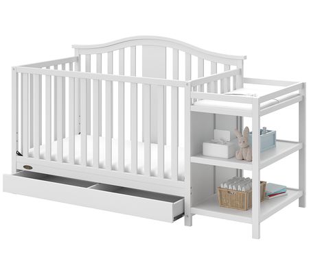 Graco Solano 4-in-1 Convertible Crib and Change r