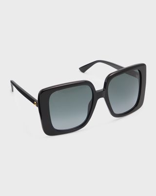 Gradient Acetate Butterfly Sunglasses