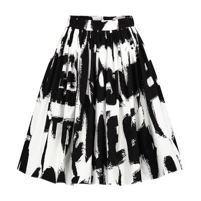 Graffiti mini skirt