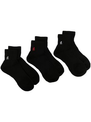 Gramicci 3-pack ribbed-knit socks - Black