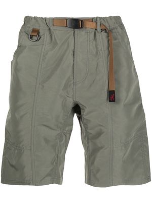 Gramicci belted-waist knee-length shorts - Grey