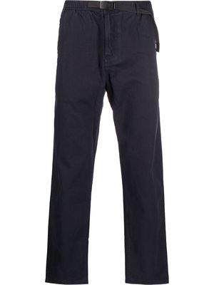 Gramicci belted-waist straight-leg trousers - Blue