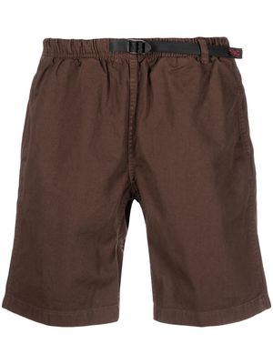 Gramicci buckle-fastening waistband shorts - Brown