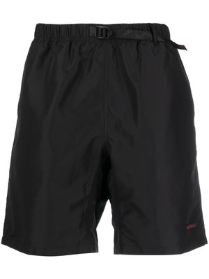 Gramicci buckle-waist Bermuda shorts - Black