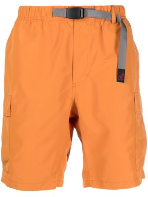 Gramicci buckled-waist cargo shorts - Orange