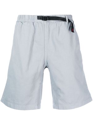 Gramicci buckled-waist cotton Bermuda shorts - Blue